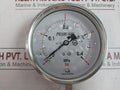 Yjn 0-4 Bar Liquid Filled Pressure Gauge Cl 1.5 0-0.4 Mpa