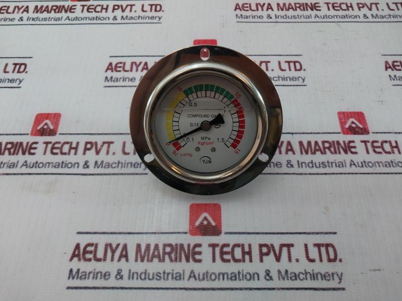 Yjn Cl 1.5 Pressure Gauge 0.1 To 1.5 Mpa/Cmhg 76-0-15 Kgf/Cm2