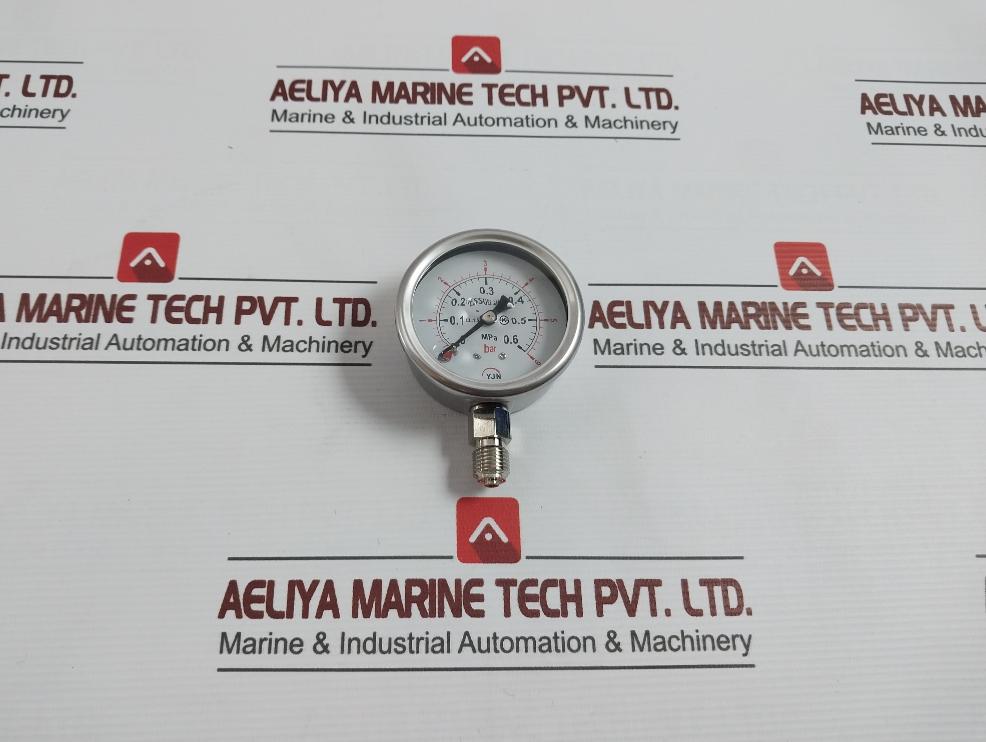 Yjn Pressure Gauge 0-6 Bar