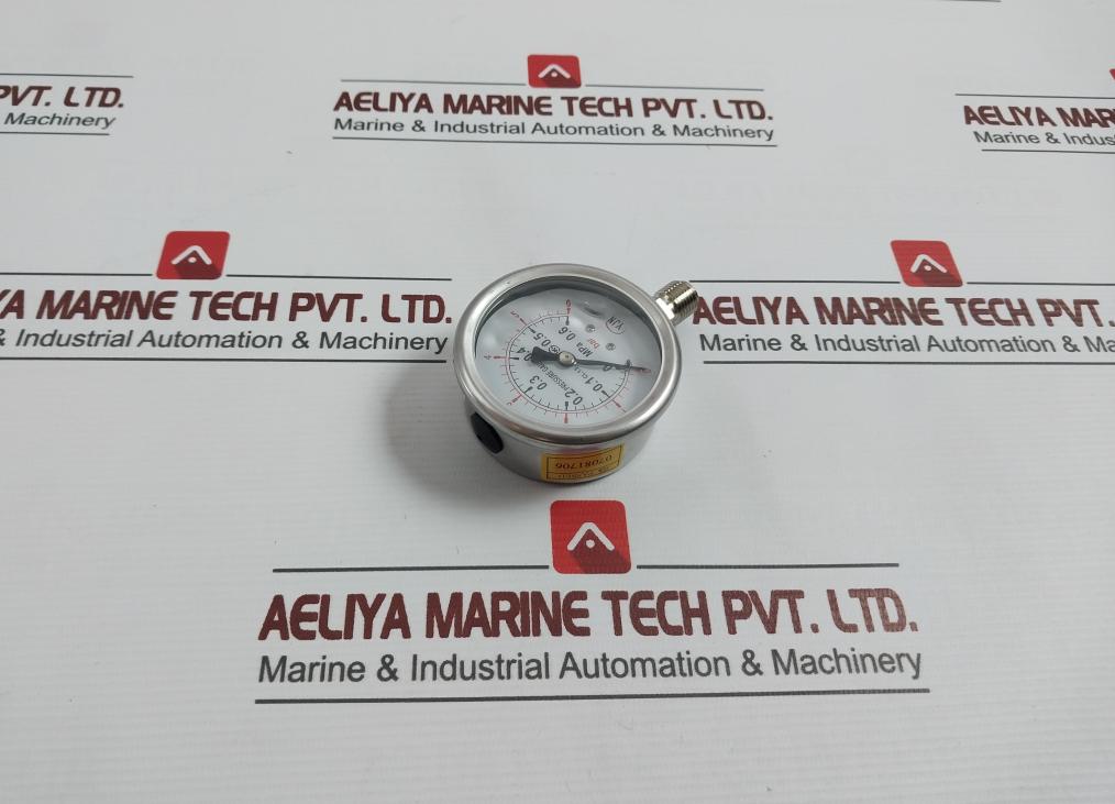 Yjn Pressure Gauge 0-6 Bar