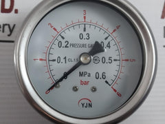 Yjn Pressure Gauge 0-6 Bar