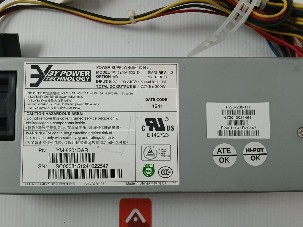 Ym-5201Dar Power Supply Unit 3Y Power Technology