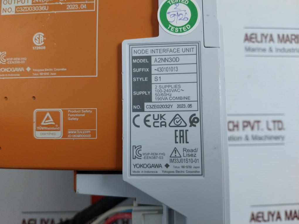 Yokogawa-Esb-Node-Interface-System-Rack-100-240Vac-165Va-A2EN501-S00010-S1-210532-10