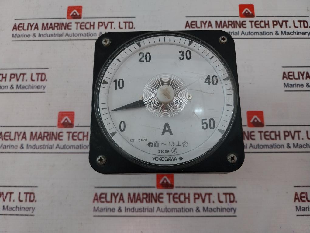 Yokogawa 0-50 A Ac Ammeter Ct 50/5 2102A