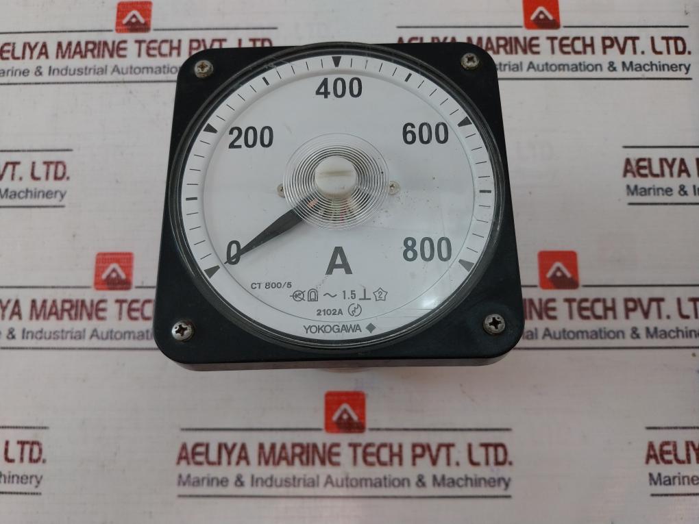 Yokogawa 0-800 A Ac Ammeter Ct 800/5