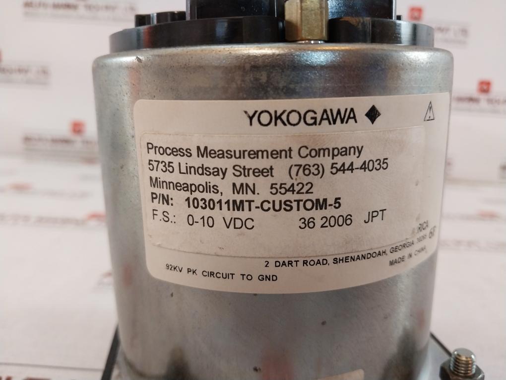 Yokogawa 103011Mt-custom-5 Ac Amperes Meter 0–10 Vdc