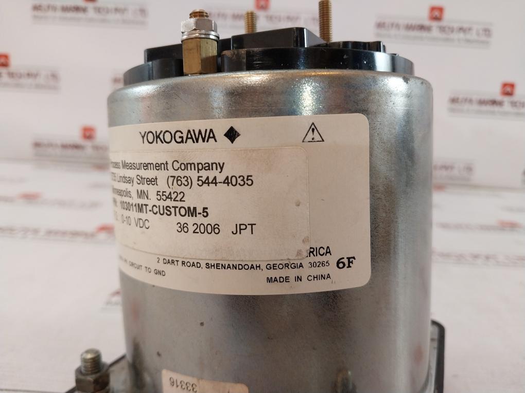 Yokogawa 103011Mt-custom-5 Ac Amperes Meter 0–10 Vdc