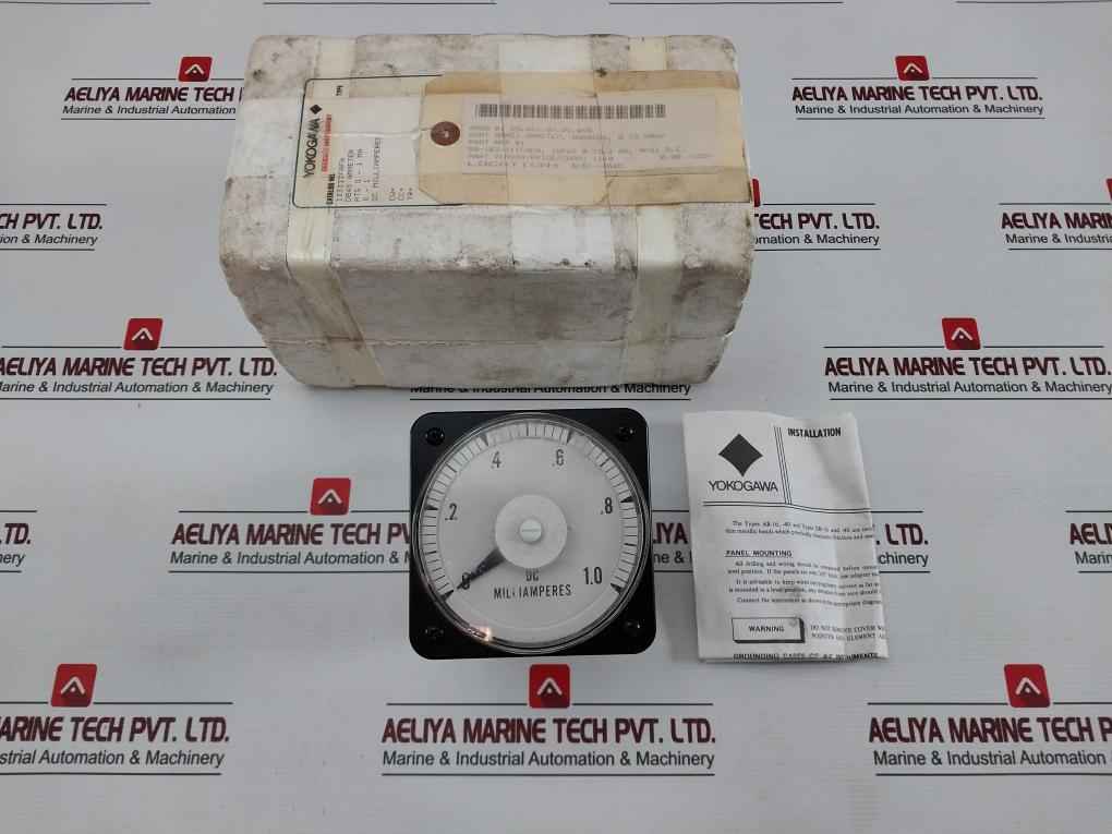 Yokogawa 103111Fafa Analog Ammeter 0 To 1.0 Ma