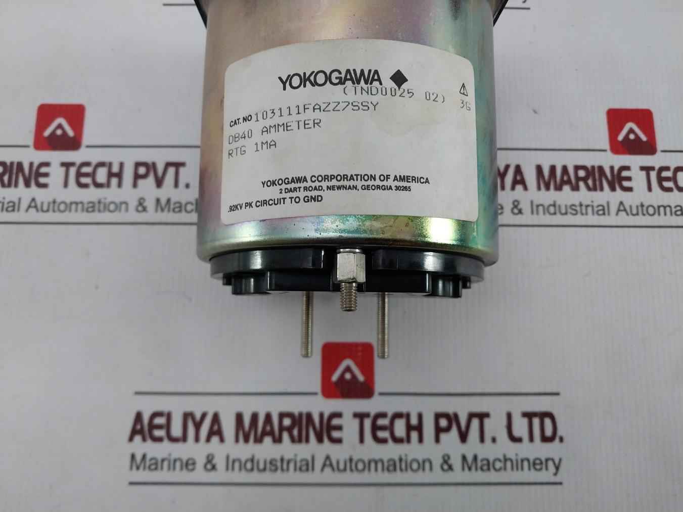 Yokogawa 103111Fazz7Ssy Ammeter Rtg 1Ma Db-16, -40