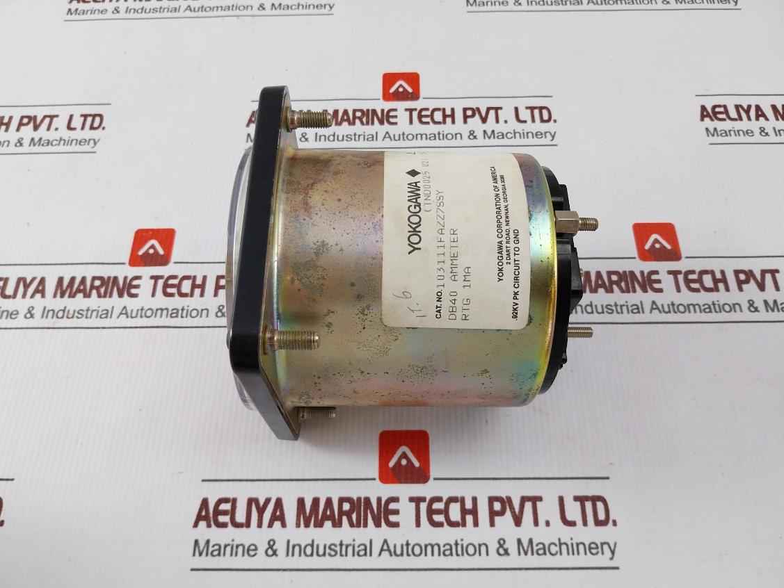 Yokogawa 103111Fazz7Ssy Analog Ammeter And Volt Panel Meter Db-40,0 To 2000