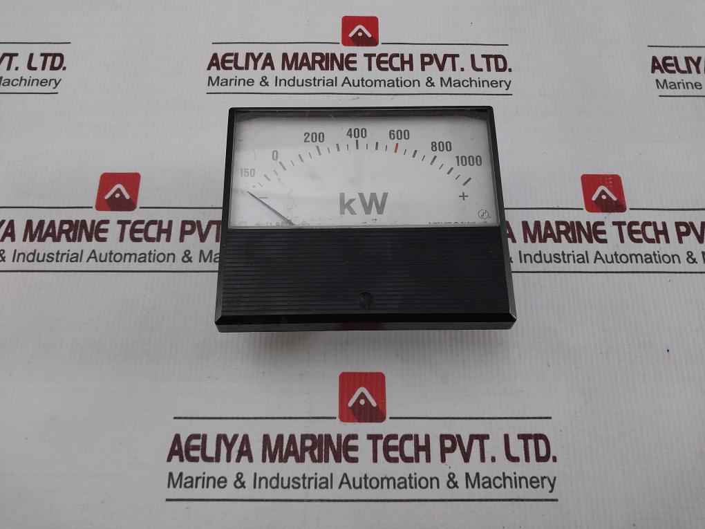Yokogawa 2086A Analog Kilowatt Meter 150-0-1000/1200 Kw 4-20 Ma