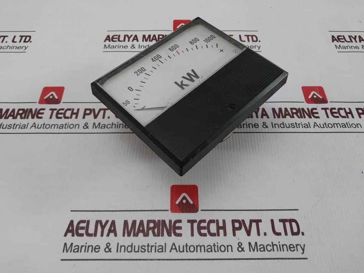 Yokogawa 2086A Analog Kilowatt Meter 150-0-1000/1200 Kw 4-20 Ma