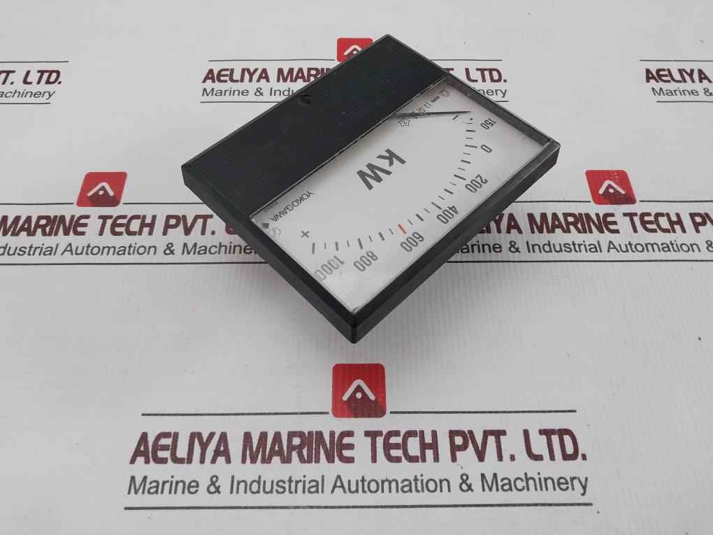 Yokogawa 2086A Analog Kilowatt Meter 150-0-1000/1200 Kw 4-20 Ma