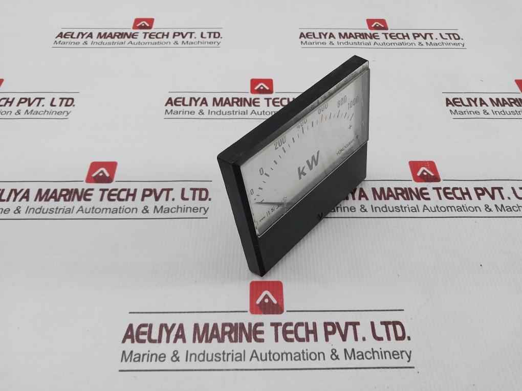 Yokogawa 2086A Analog Kilowatt Meter 150-0-1000/1200 Kw 4-20 Ma