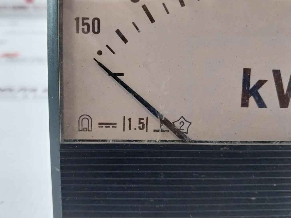 Yokogawa 2086A Analog Kilowatt Meter 150-0-1000/1200 Kw 4-20 Ma