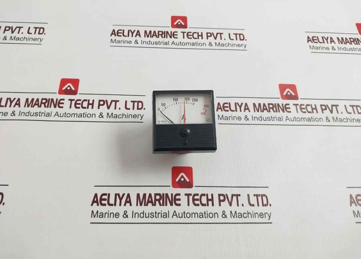 Yokogawa 2093A Analog Ammeter 0-200/600 A ~2.5