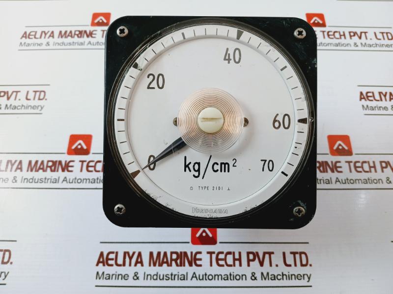 Yokogawa 2101 Pressure Receiving Indicating Instrument 0-70 Kg/Cm2 66Da5575