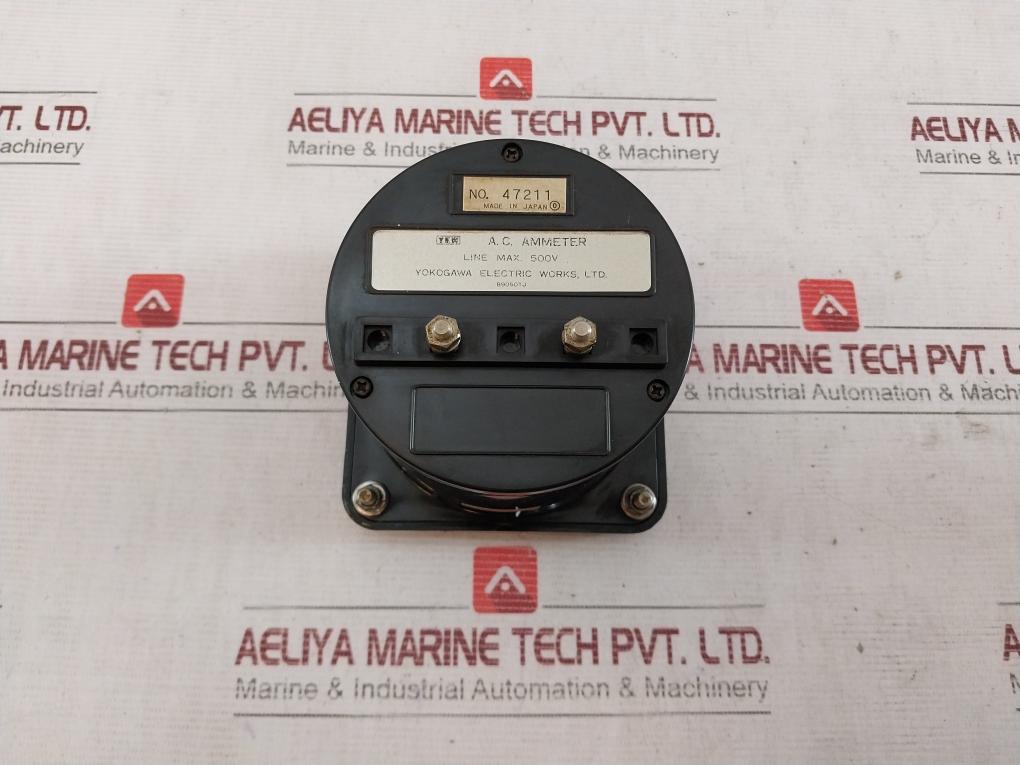 Yokogawa 2102 A.C. Ammeter 0-600A 500V B9050Tj 47211 C.T.600.5A