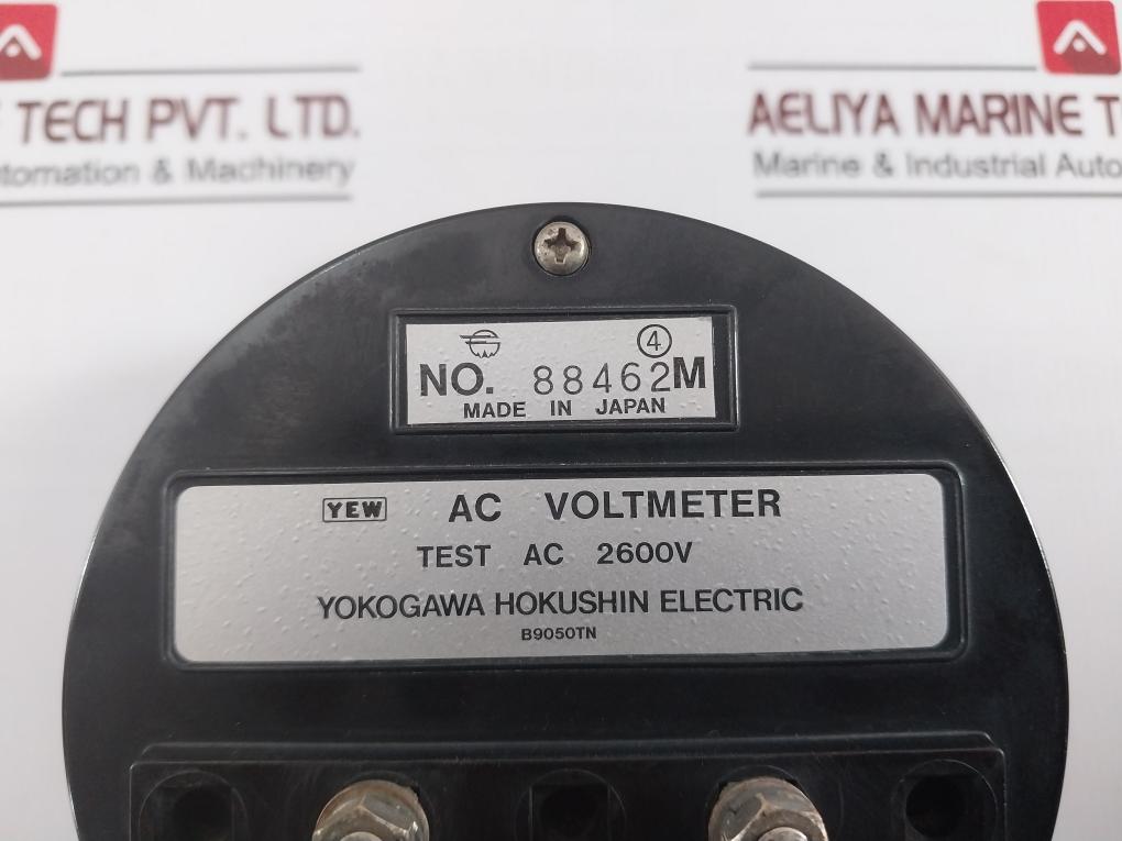Yokogawa 2102 Ac Voltmeter Ac 2600V B9050Tn 0-300V 88462M