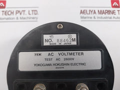 Yokogawa 2102 Ac Voltmeter Ac 2600V B9050Tn 0-300V 88462M