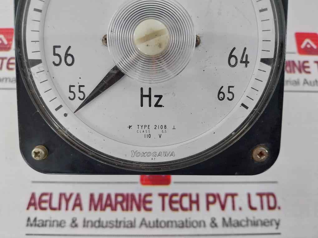 Yokogawa 2108 Frequency Meter 55-65 Hz 2600V