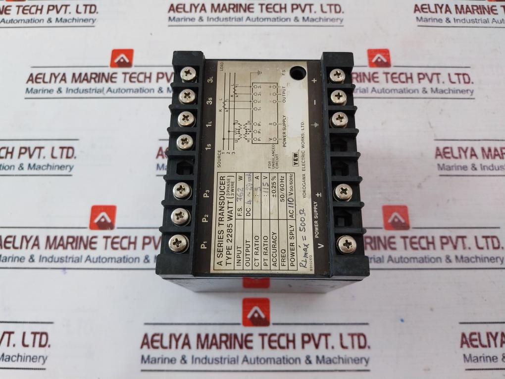Yokogawa 2285 WATT A Series Transducer Ac110V 50/60Hz