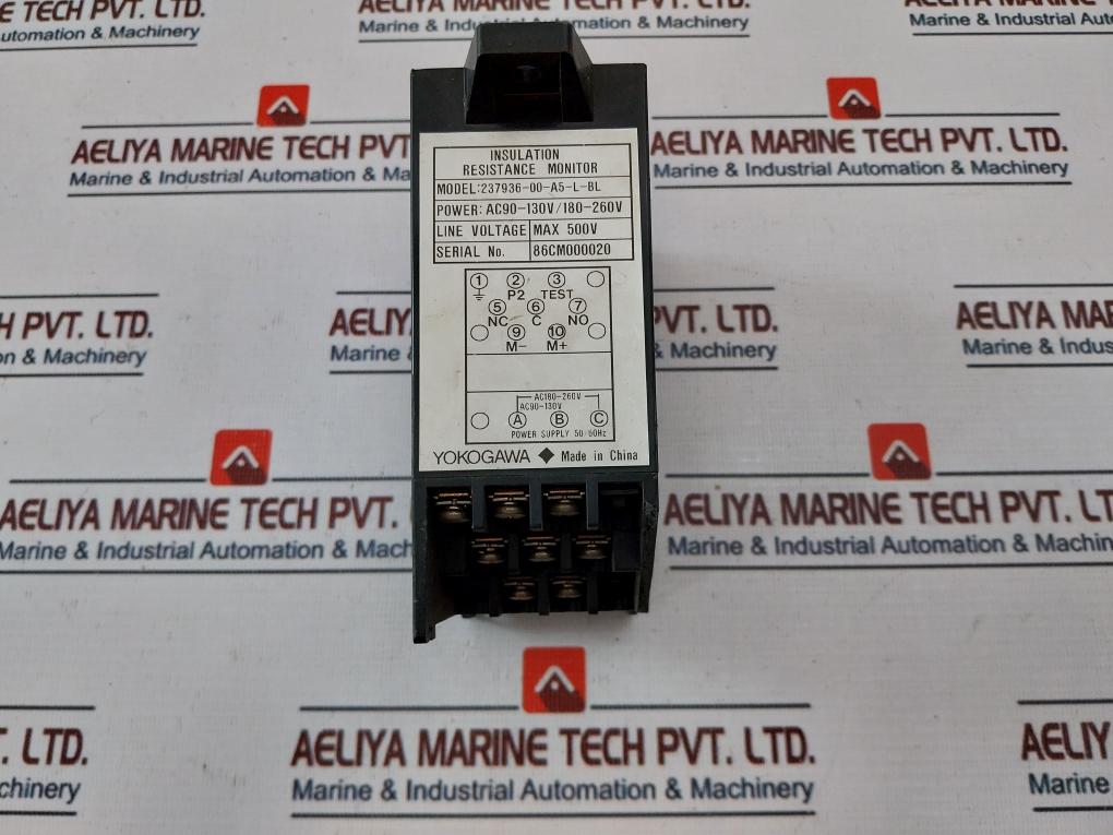 Yokogawa 237936-00-a5-l-bl Insulation Resistance Monitor 50/60Hz