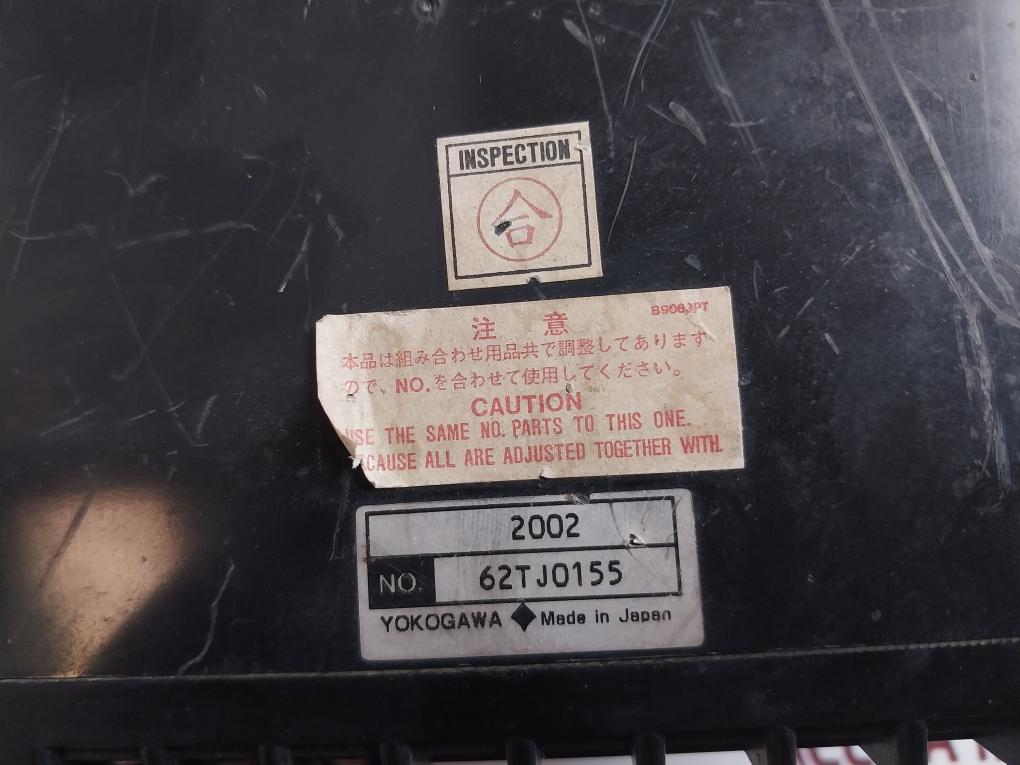 Yokogawa 237936 Insulation Resistance Monitor 62Tj0155 50/60Hz