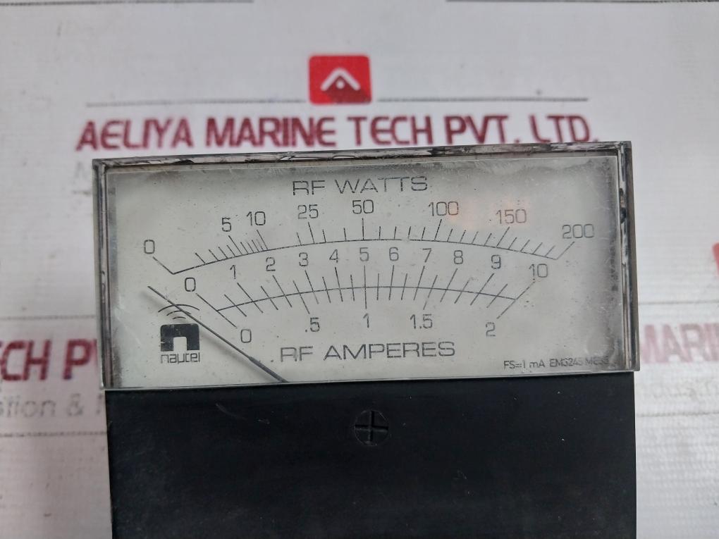 Yokogawa 260-300-faxs-h Rf Ammeter Analog Panel Meter 0-200w/0-10a/0-2a