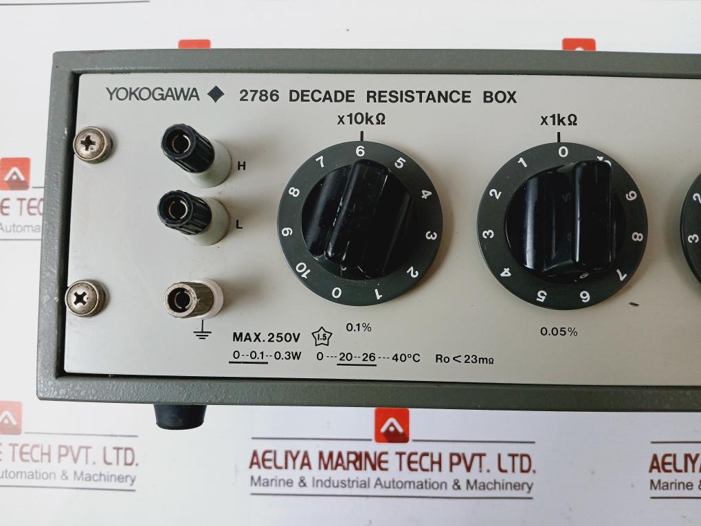 Yokogawa 278610 Decade Resistance Box Max 250V