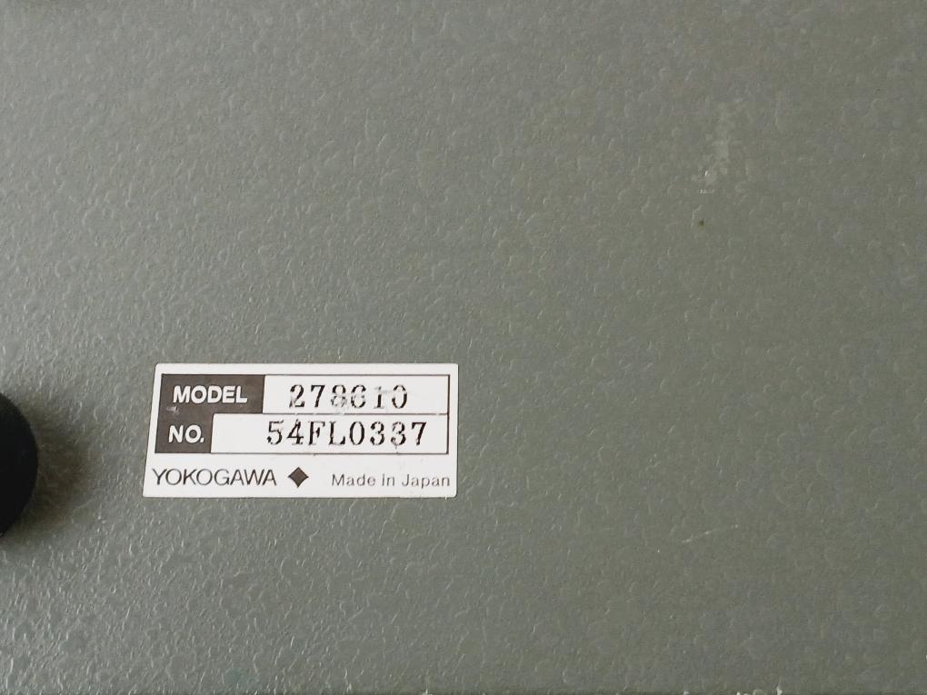 Yokogawa 278610 Decade Resistance Box Max 250V
