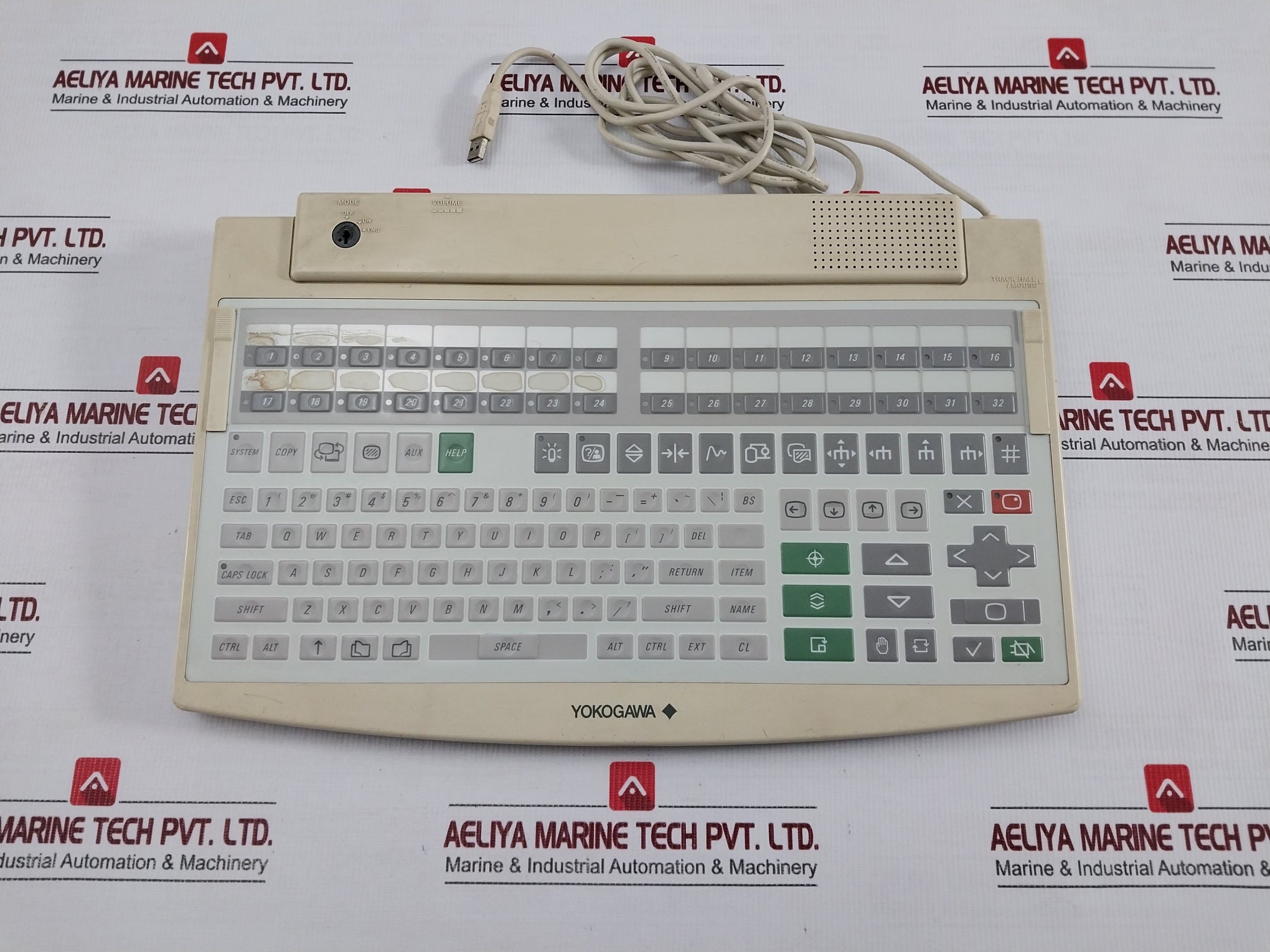 Yokogawa 7.5 Feet Operation Keyboard 100-120Vac 50/60Hz Aip827