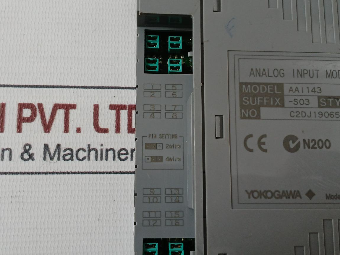 Yokogawa Aai 143-s03 Analog Input Module