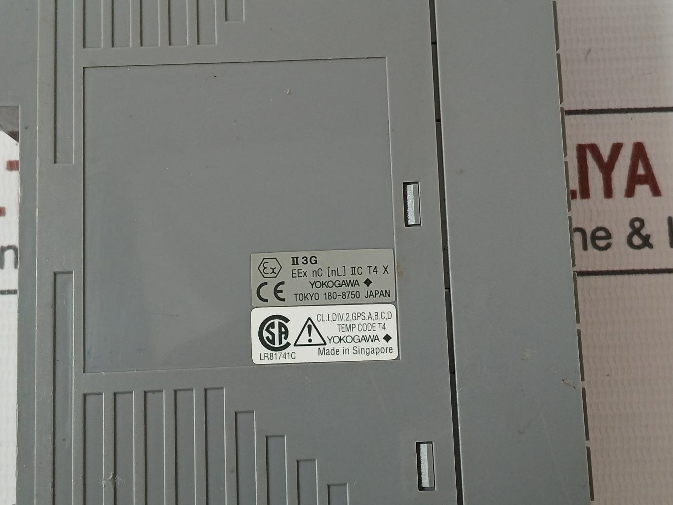 Yokogawa Aai 143-s03 Analog Input Module