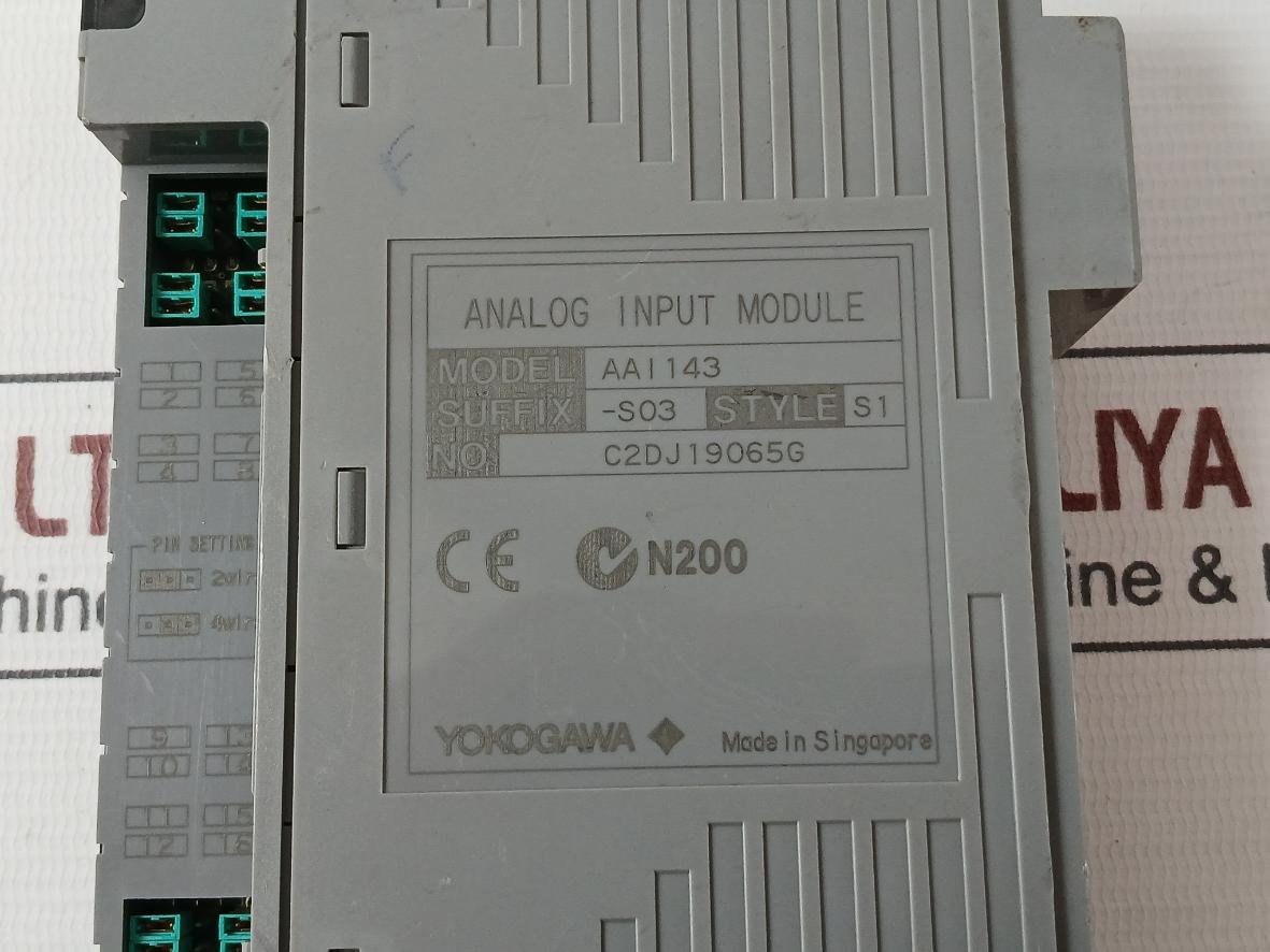 Yokogawa Aai 143-s03 Analog Input Module