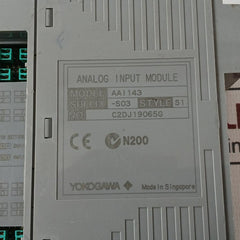 Yokogawa Aai 143-s03 Analog Input Module