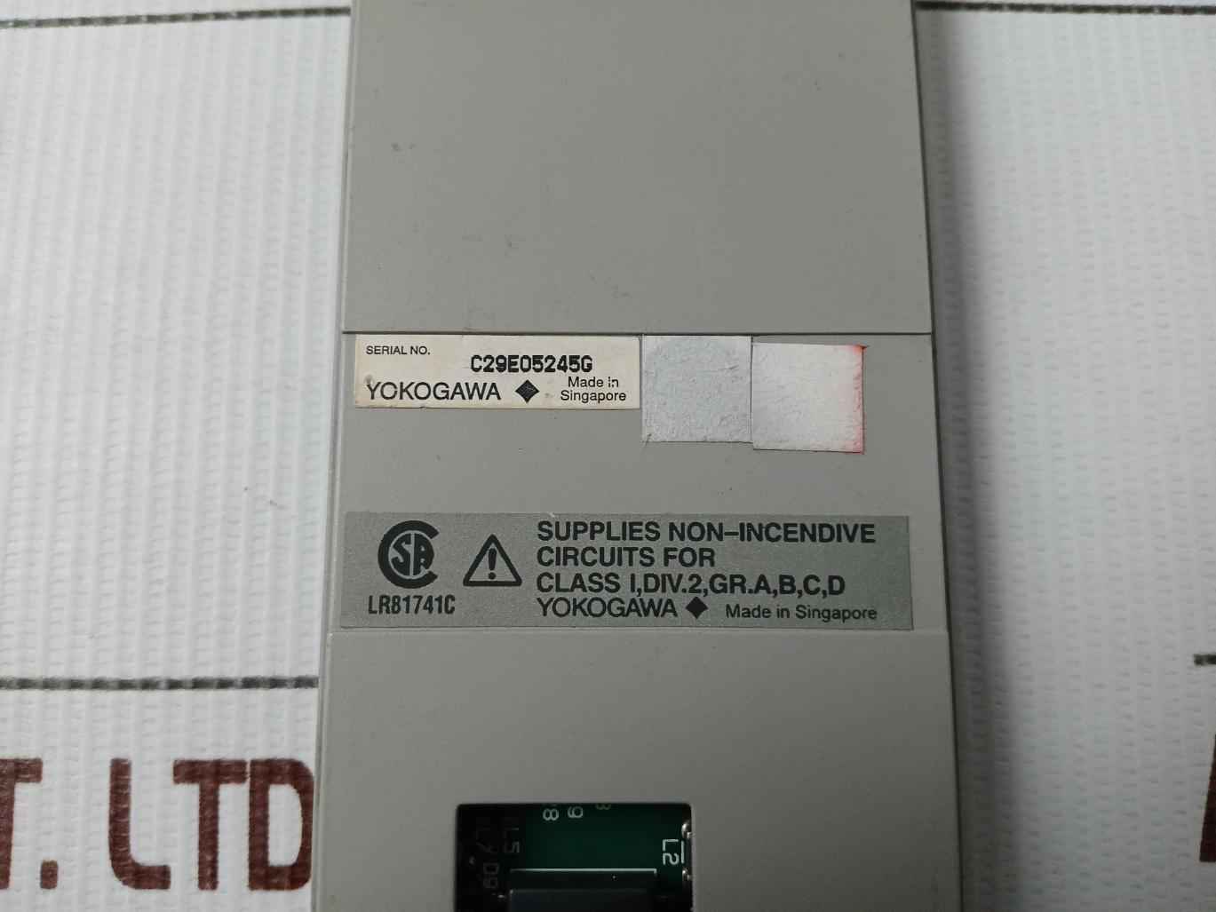 Yokogawa Aam50 Analog Input Module Style S1