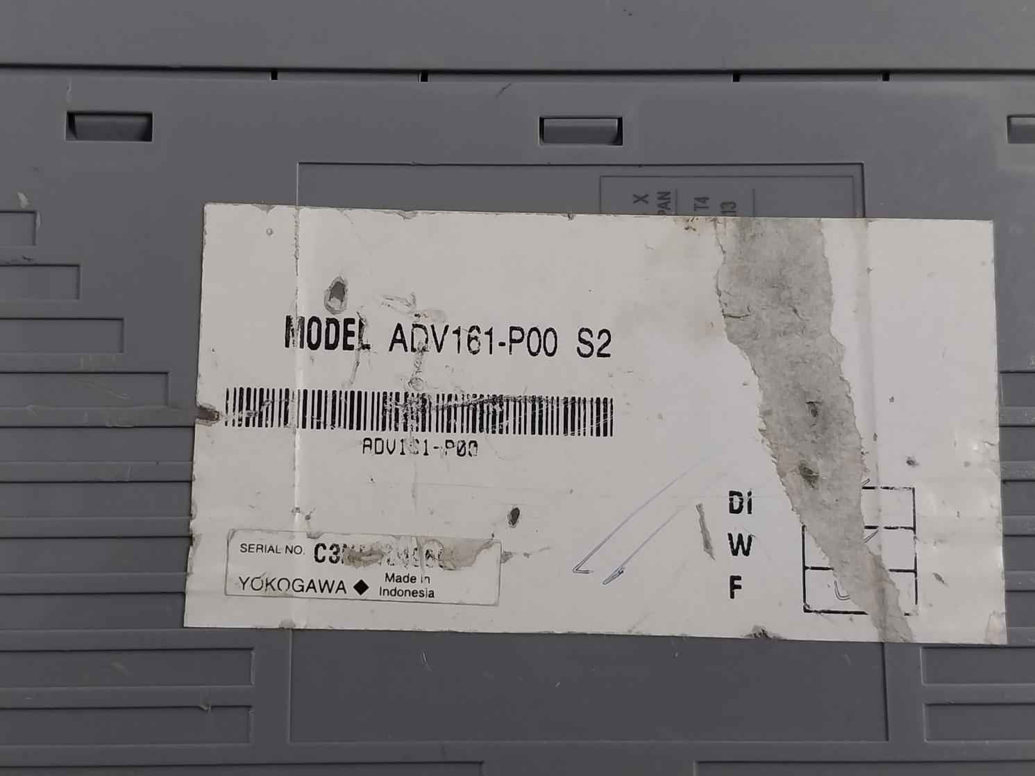 Yokogawa Adv161-p00 S2 Digital Input Module C3nd10496g