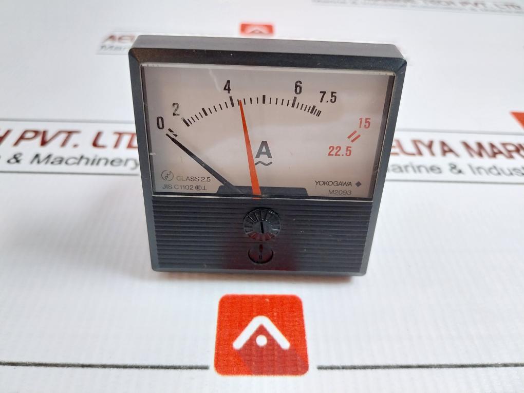 Yokogawa Analog Ampere Meter 0 To 22.5A A00-n-l-bl