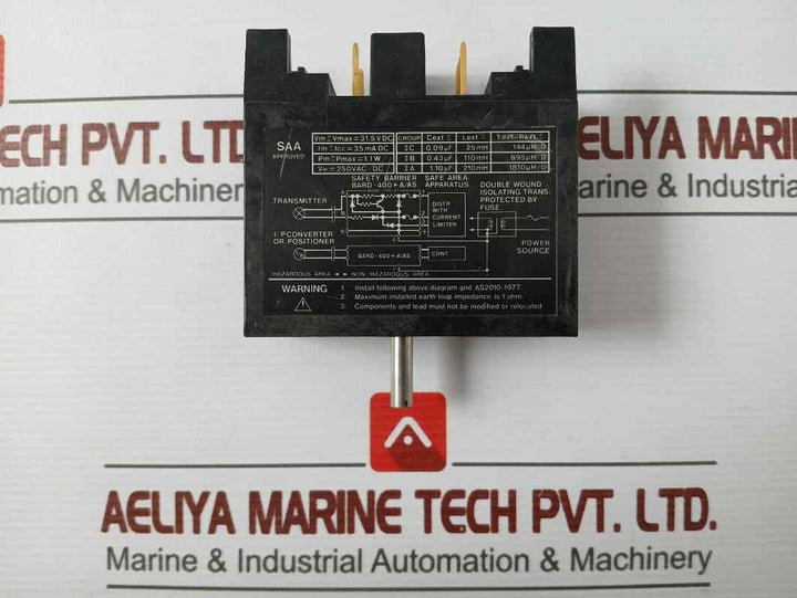 Yokogawa Bard-400*A/As Safety Barrier Input 250Vac Aus Ex376