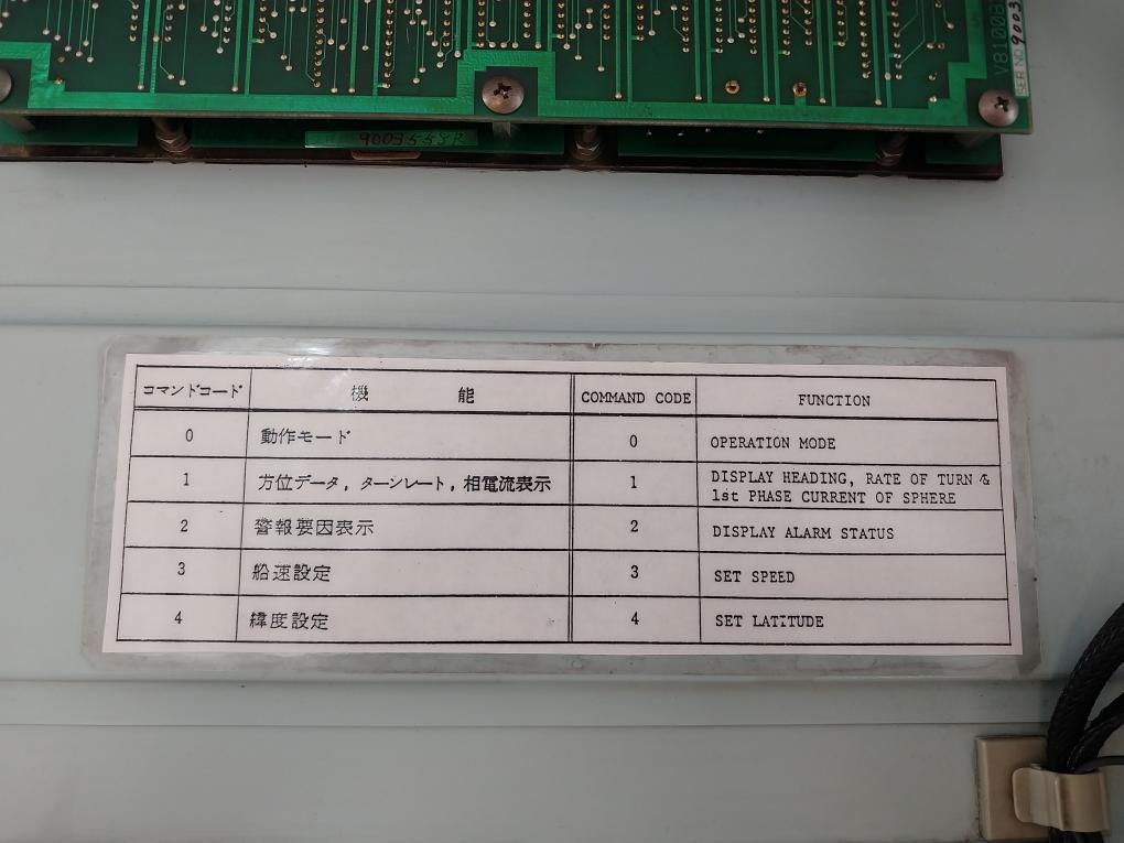 Yokogawa Cmz300X Gyrocompass Control Box Kc307