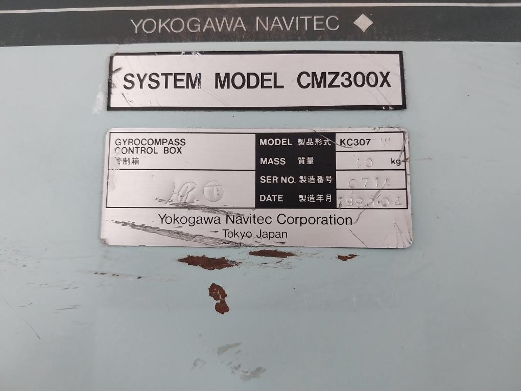 Yokogawa Cmz300X Gyrocompass Control Box Kc307