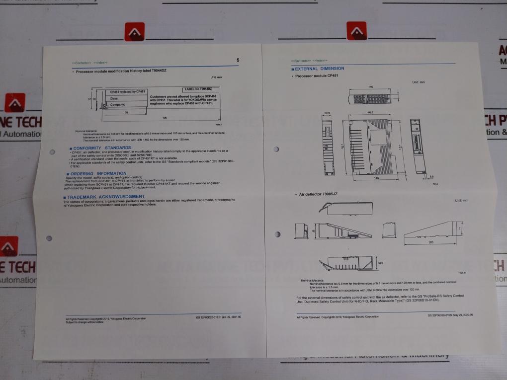 Yokogawa Cp451 Plc Processor Module Cp451-10 S2 Kcc-rem-yhq-een122