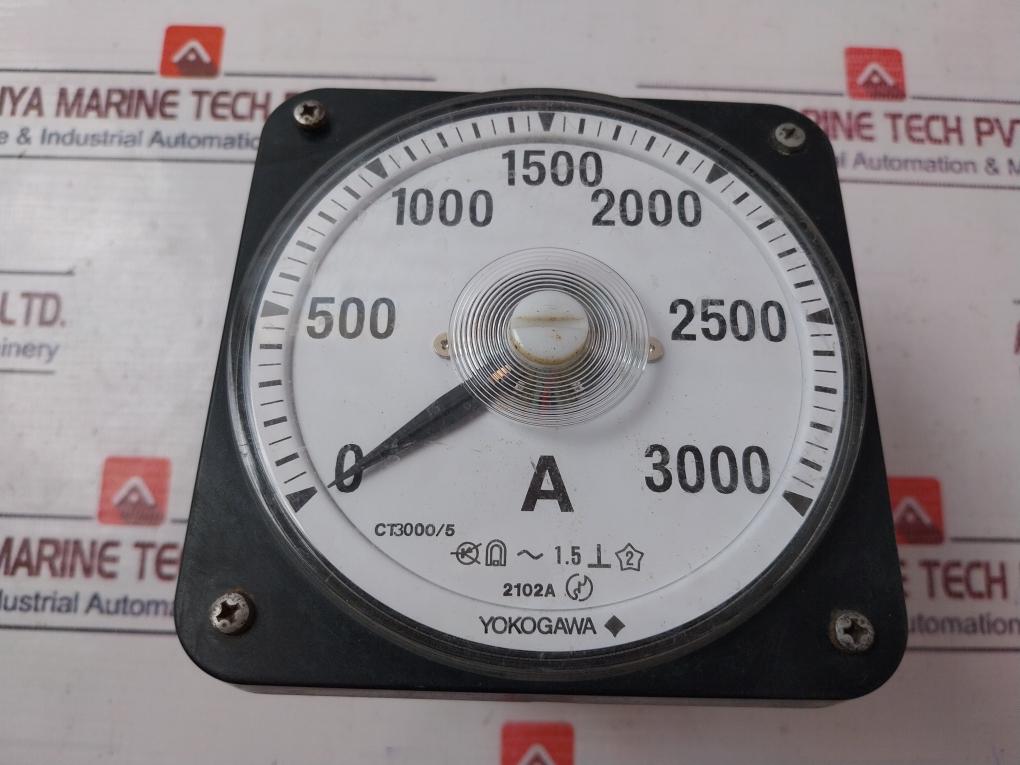 Yokogawa Ct3000/5 Ac Ammeter 0-3000 A