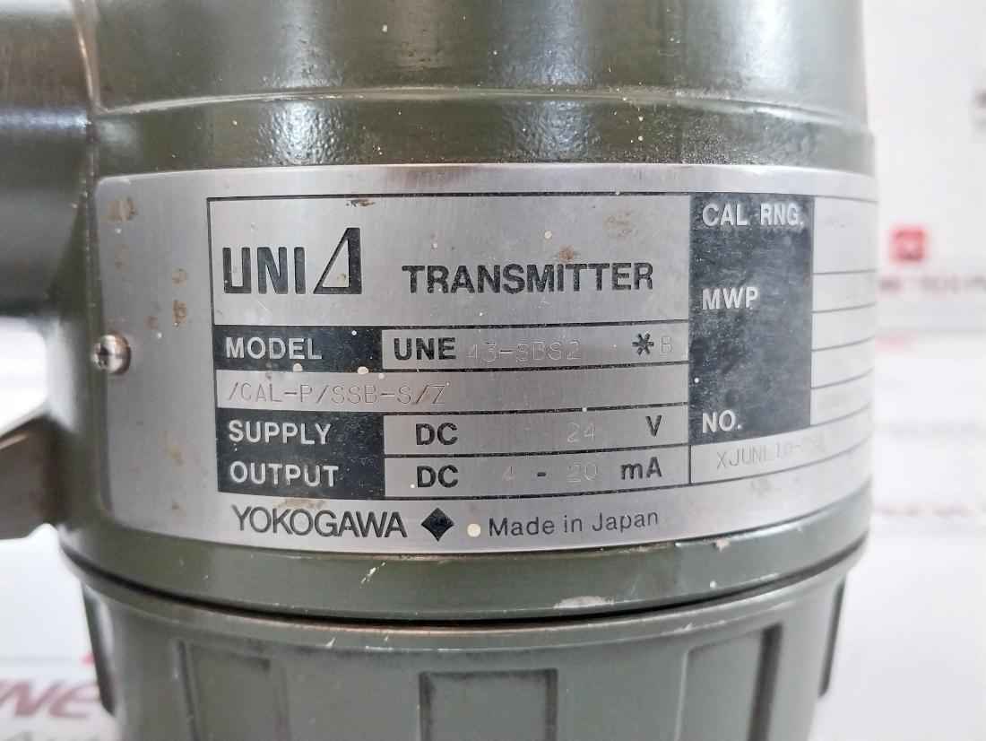 Yokogawa Dc 24V Gauge Pressure Transmitter Supply Une 43-sds2 B/Cal-p/Ssb-s/Z