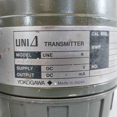 Yokogawa Dc 24V Gauge Pressure Transmitter Supply Une 43-sds2 B/Cal-p/Ssb-s/Z