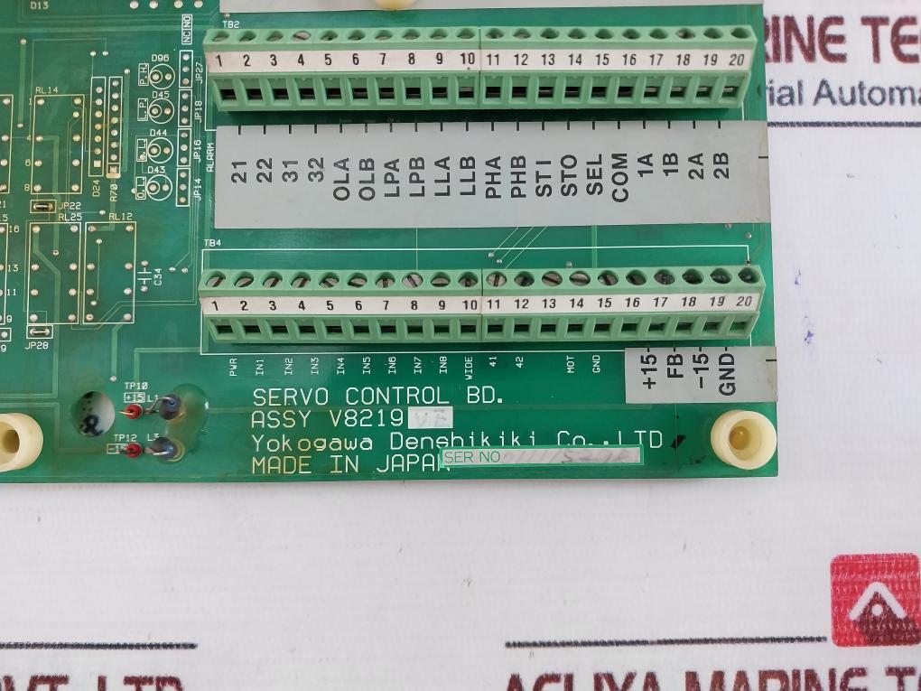 Yokogawa Denshikiki V8219Vc-02 Servo Control Board