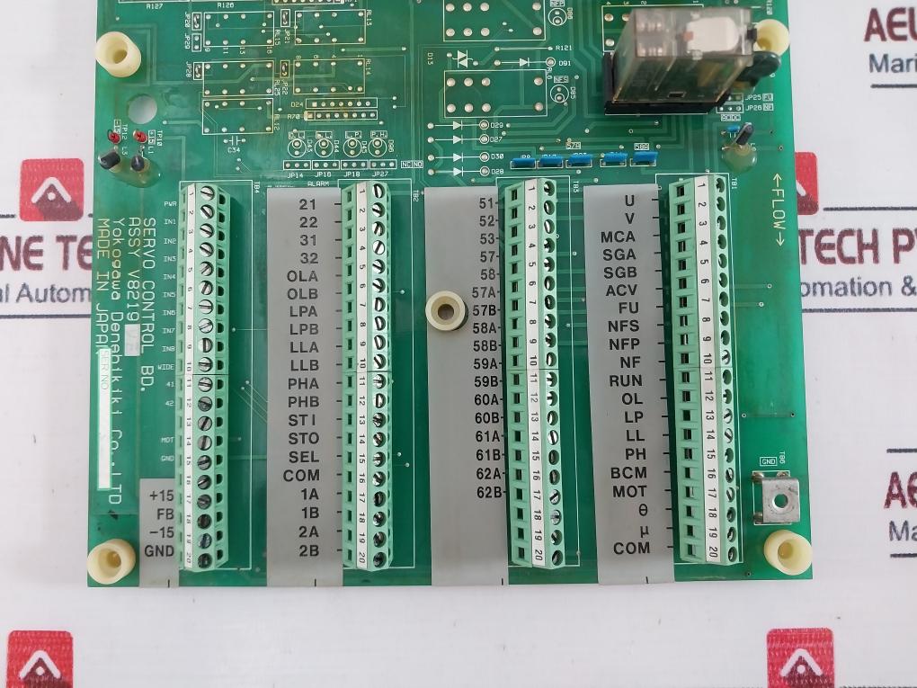 Yokogawa Denshikiki V8219Vc-02 Servo Control Board