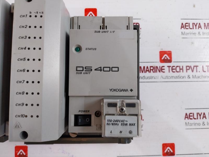 Yokogawa Ds 400 Data Acquisition Sub Unit Ds400-00-1W S8