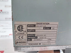 Yokogawa Dx106P-3-2 Chart Recorder Data Control System 100-240Vac